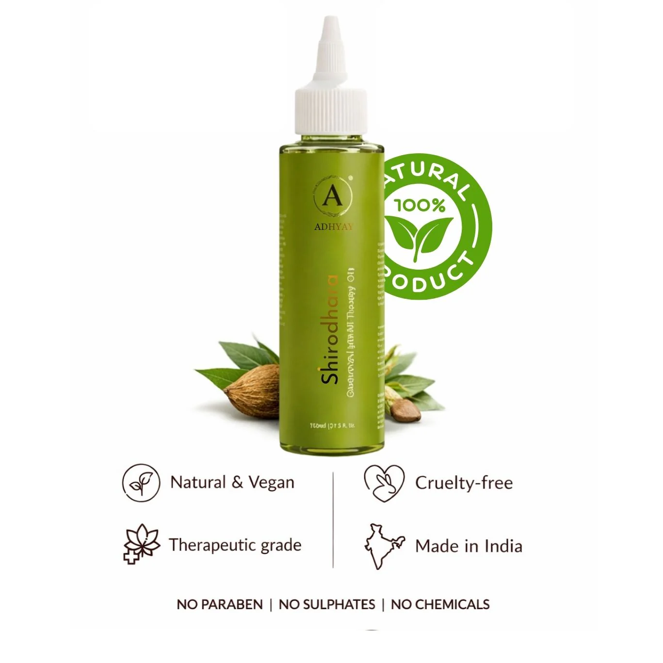 Shirodhara Overnight Scalp Therapy Oil : Covers 8 Weeks Therapy - Image 4