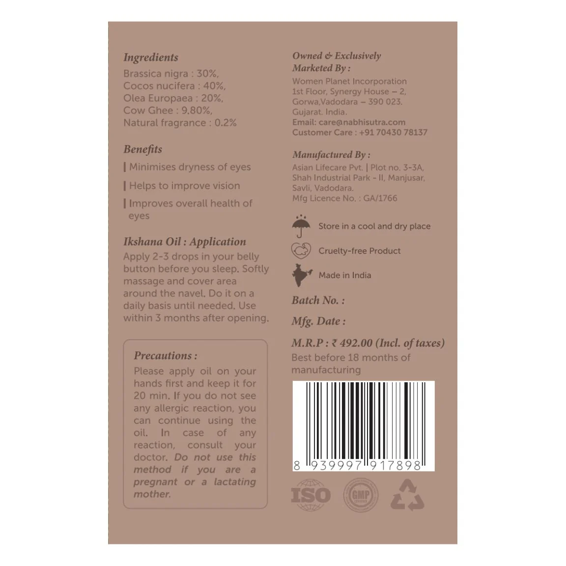 Eye Care - Belly Button Oil - Image 5