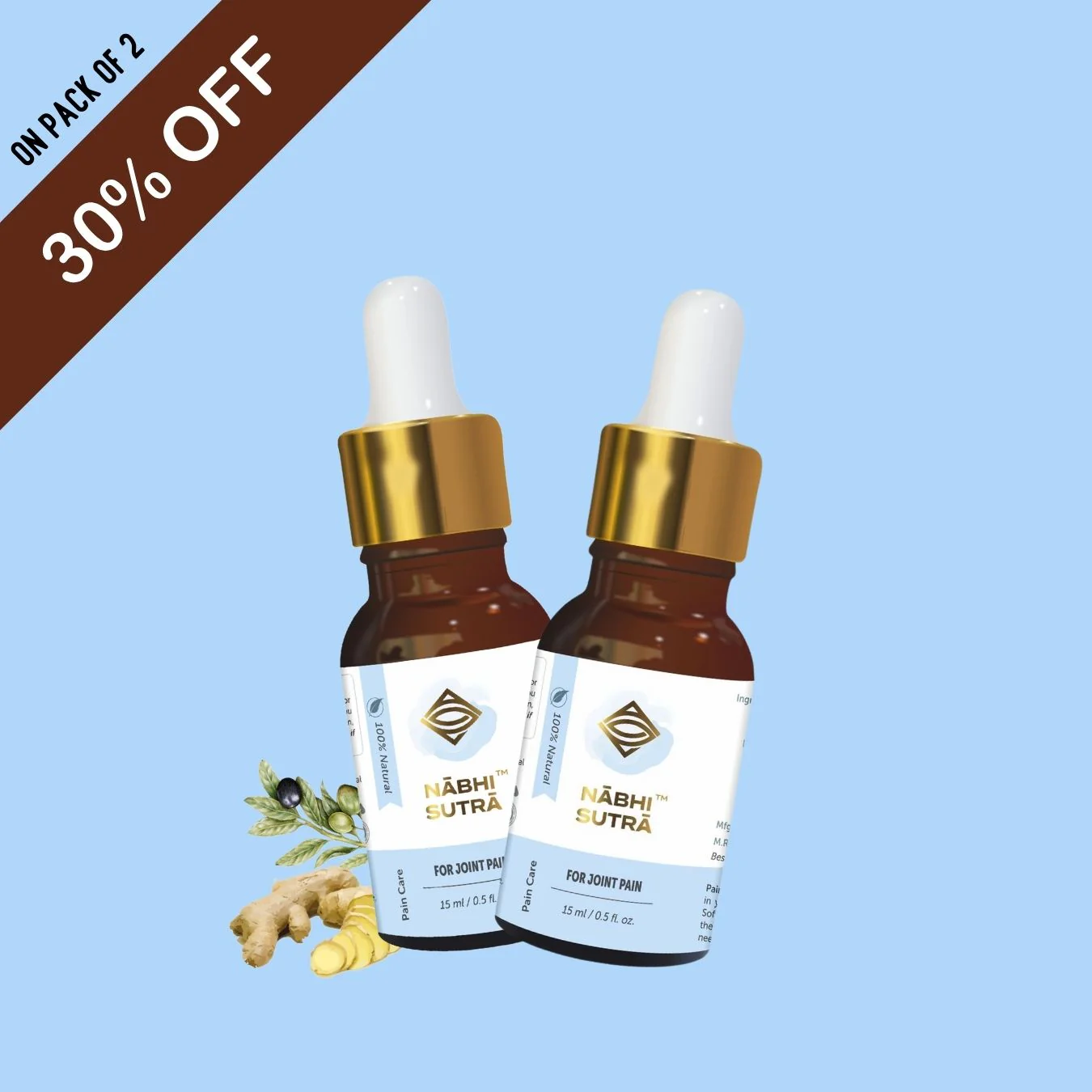 Joint Pain Remedy - Belly Button Oil | With Goodness of Castor & Ginger Oil - Image 7