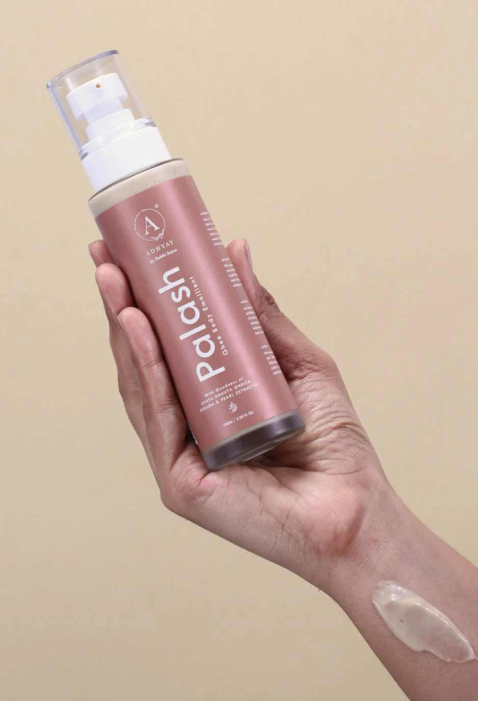 Palash Ghee Body Emollient | Body Lotion with goodness of Shata Dhauta Ghrita & Kesuda - Image 4